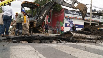 La fuga de agua potable