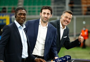 Clarence Seedorf, Diego Milito y