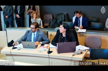 fiscal Fernando Alcaraz y la auxiliar fiscal Virginia Rodríguez (fiscales.gob.ar)