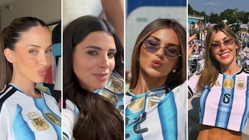 Entre rezos, demoras y celebraciones: el minuto a minuto de las parejas de la Scaloneta antes de la final