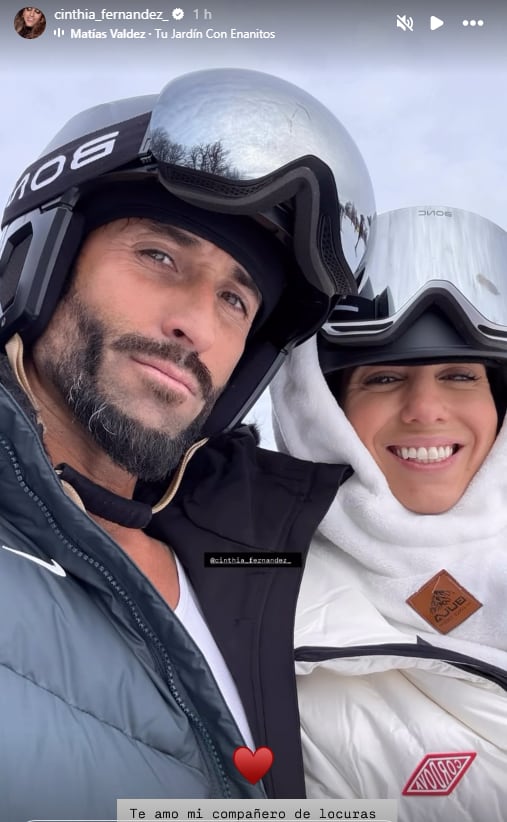 Cinthia Fernández se instala en Bariloche y muestra su “cabaña tour” en la nieve (Instagram)