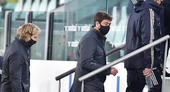 Andrea Agnelli (d), en una