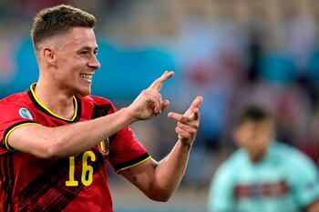 El centrocampista belga Thorgan Hazard,