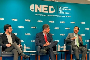 Félix Maradiaga solicita a la OEA declarar ilegítimo al régimen de Daniel Ortega y Rosario Murillo en Nicaragua./(ACI PRENSA)