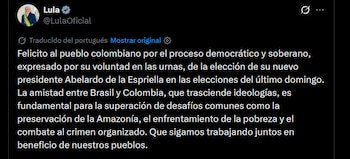 Lula da Silva - crédito @LulaOficial/X