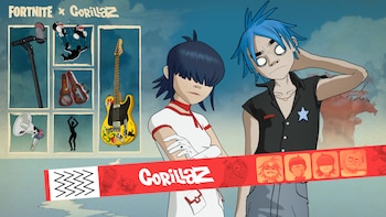 Fortnite Festival y Gorillaz: cómo la banda virtual revolucionó el modo musical y la personalización en el juego - crédito Fortnite