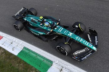 Fernando Alonso durante el Gran