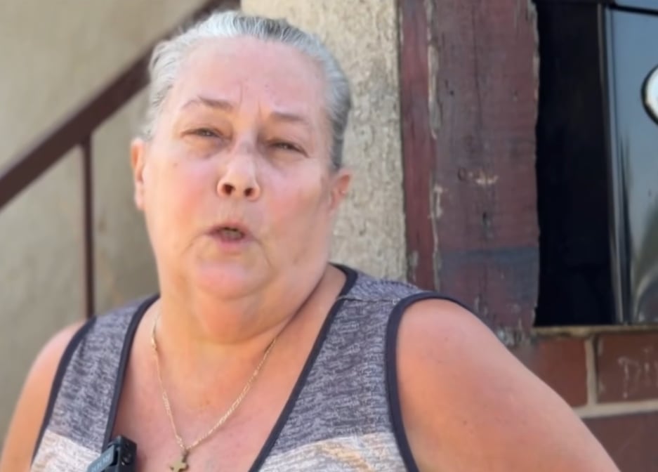Brenda Wenger expresó su preocupación por el impacto que la situación puede tener en la salud y la rutina de sus nietos (CBS LA)