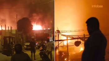 Incendio en almacén de Chorrillos