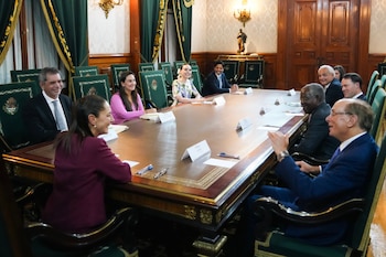 La mandataria sostuvo una reunión este lunes con los líderes de ambas firmas, en la que abordaron oportunidades para incrementar la participación de capital internacional en proyectos locales, según información publicada en su cuenta oficial.