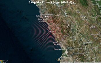 Sismo en Cañete se sintió esta mañana