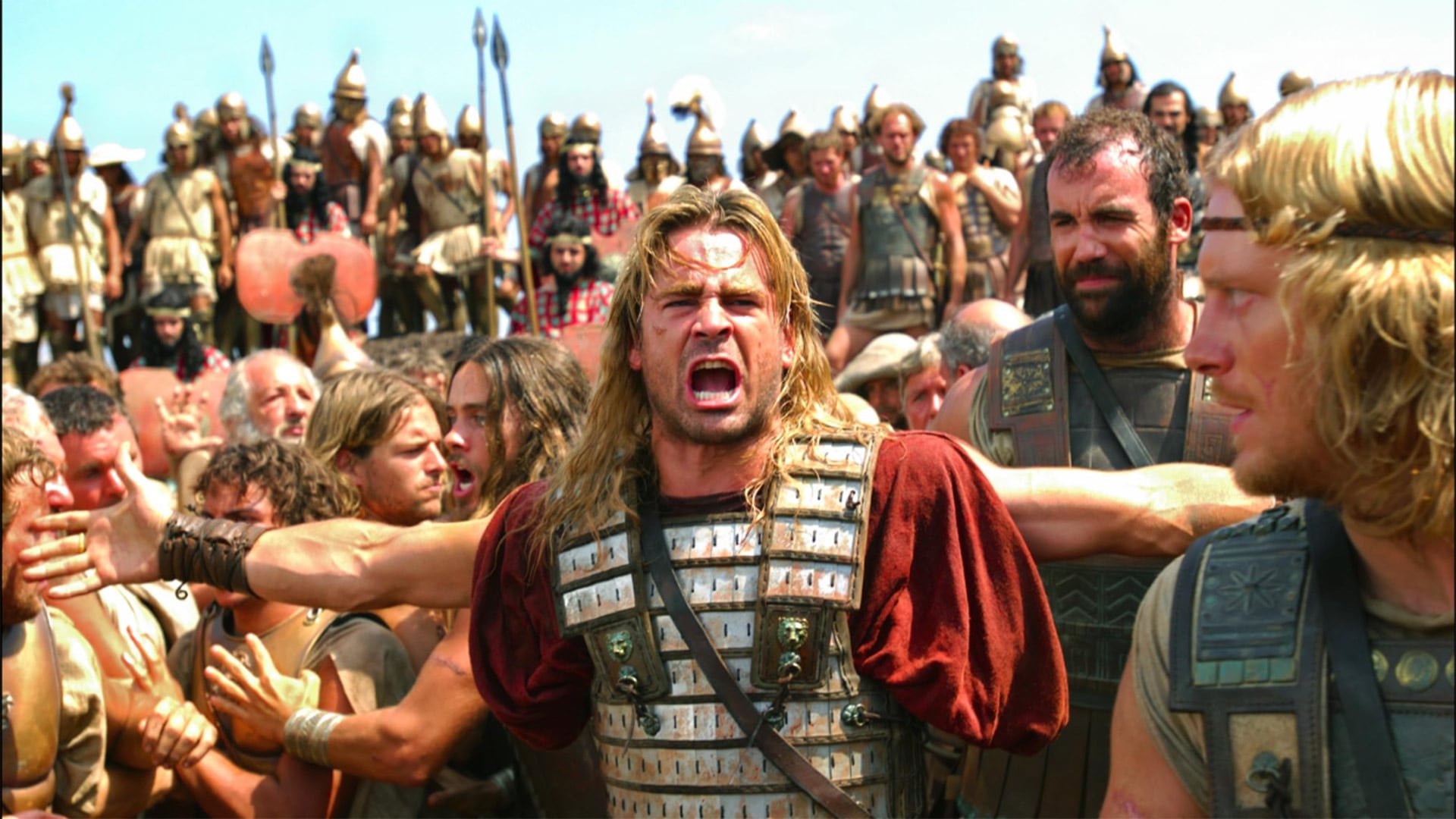 Colin Farrel como Alejandro Magno en el cine