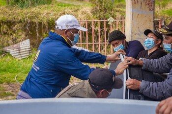 La caída de ceniza del volcán Puracé ya afecta a veredas de Cauca como Los Cristales, Loma Linda, Anambío y Patugó - crédito Gobernación Cauca