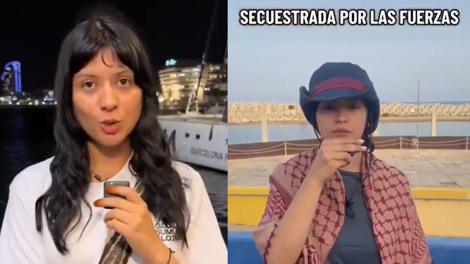 Las colombianas obtuvieron reconocimiento público tras su retención por fuerzas israelíes en la flotilla humanitaria rumbo a Gaza - crédito redes sociales