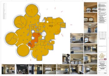 Mapa de la planta 22 del edificio