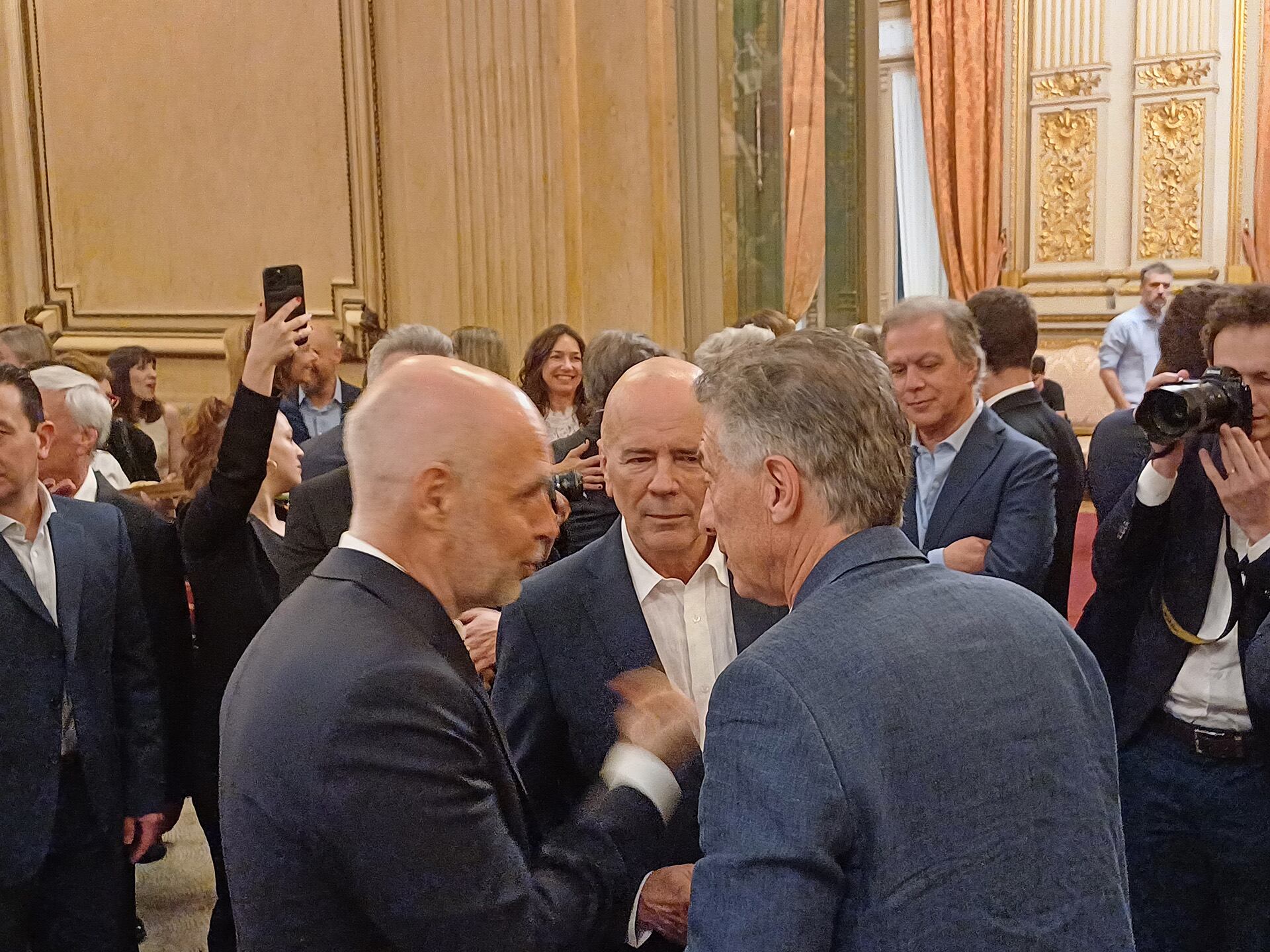 Macri apuntó contra su ex compañero, Horacio Rodríguez Larreta