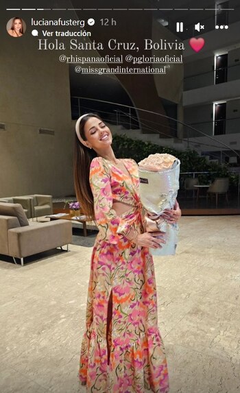 Luciana Fuster ya está en