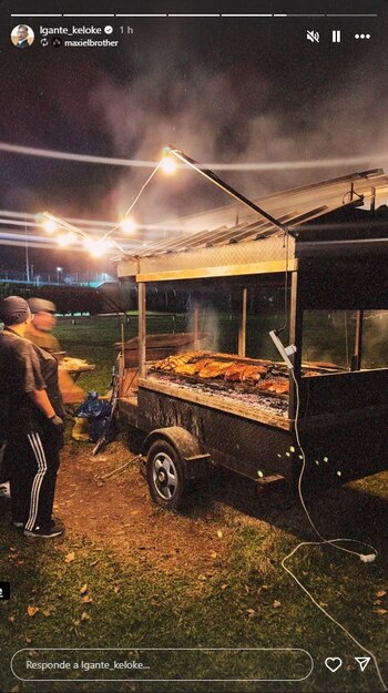 El asado del que fue