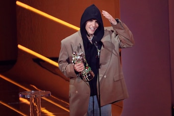 Justin Bieber en 2021, tras