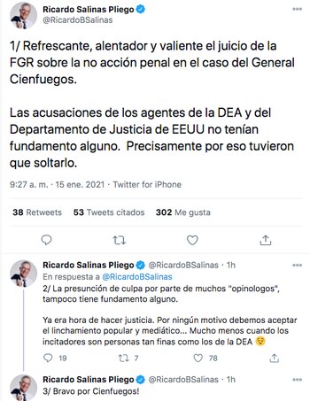 El empresario celebró la exoneración