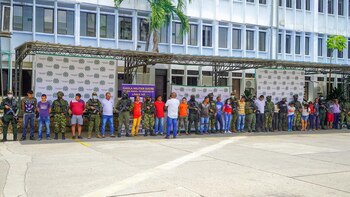 Capturaron a 23 presuntos integrantes