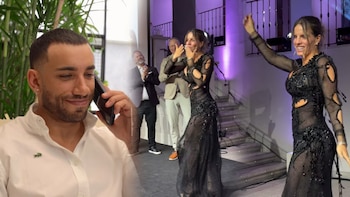 Said Palao y Alejandra Baigorria viajan juntos y reavivan rumores de reconciliación. Captura: Magaly Tv La Firme