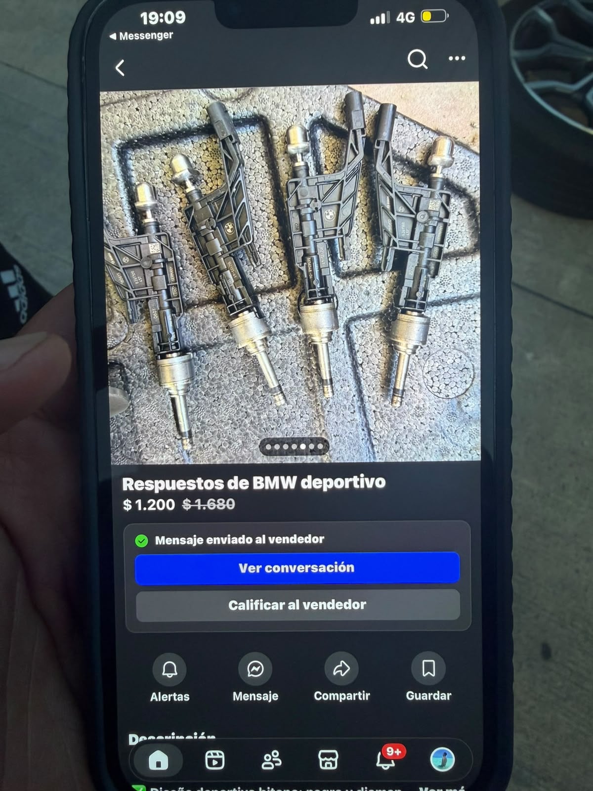 Otra de las publicaciones de la detenida en Marketplace.