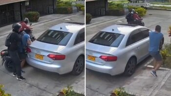 A tiros se enfrentó comerciante