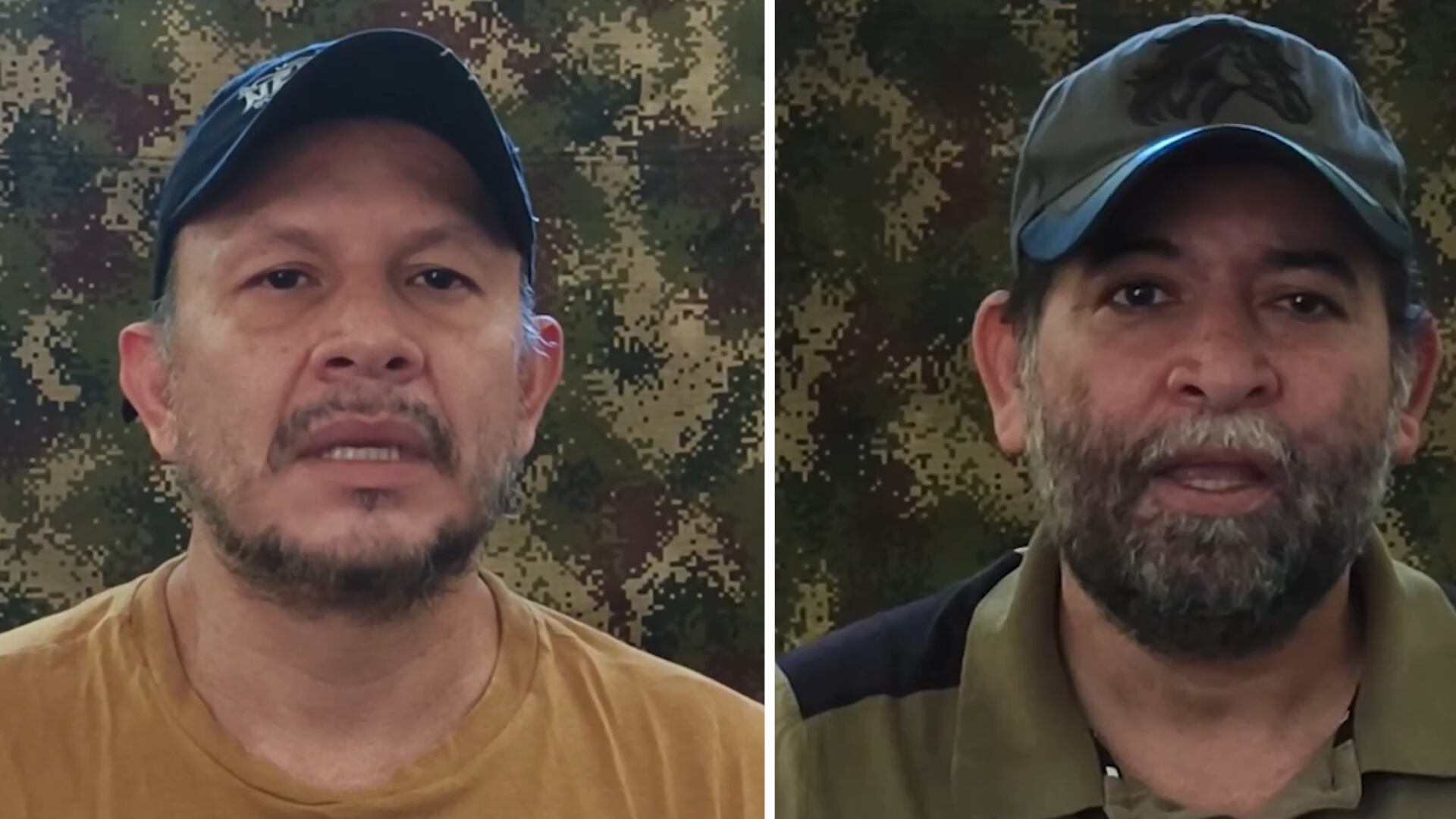 El ELN publicó un nuevo video de supervivencia de los dos agentes del CTI que fueron secuestrados en Arauca a inicios de mayo de 2025 - crédito Redes sociales/X