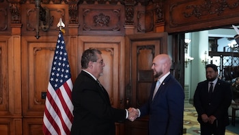 El presidente Bernardo Arévalo sostiene