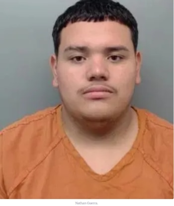 Nathan Guerra, hijo de San Juanita Lee Guerra, quien fue convocado por su madre para cometer el atraco Foto: Policía de Webb