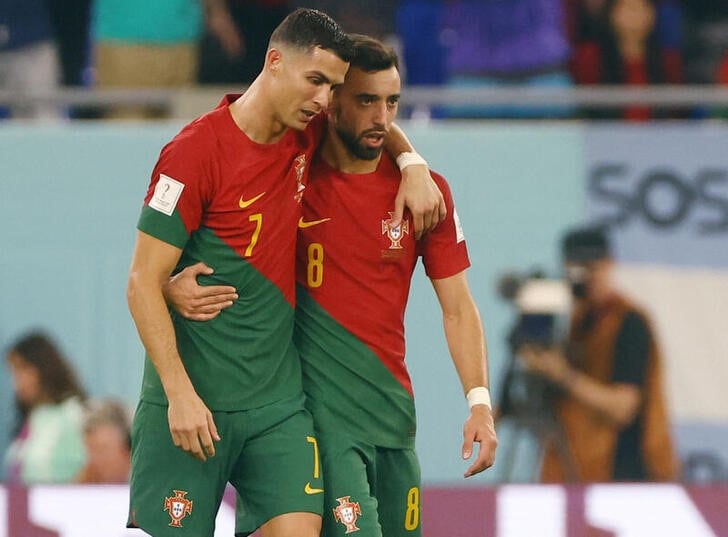 Fernandes enfatizó que el ejemplo y la motivación de Cristiano Ronaldo impulsaron su carrera y su deseo de conquistar el Mundial
(REUTERS)