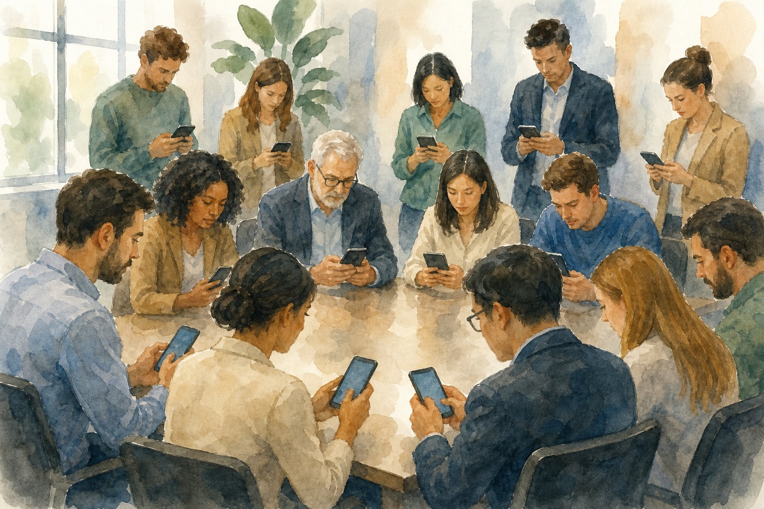 Estudios en Reino Unido y Corea del Sur ubicaron en unas 110 consultas diarias un umbral de uso problemático del smartphone, muy por encima de la percepción de muchos usuarios. (Imagen Ilustrativa Infobae)
