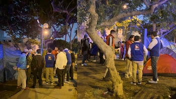 Municipalidad de Jesús María justifica riego en parque donde permanecían simpatizantes de de Roberto Sánchez