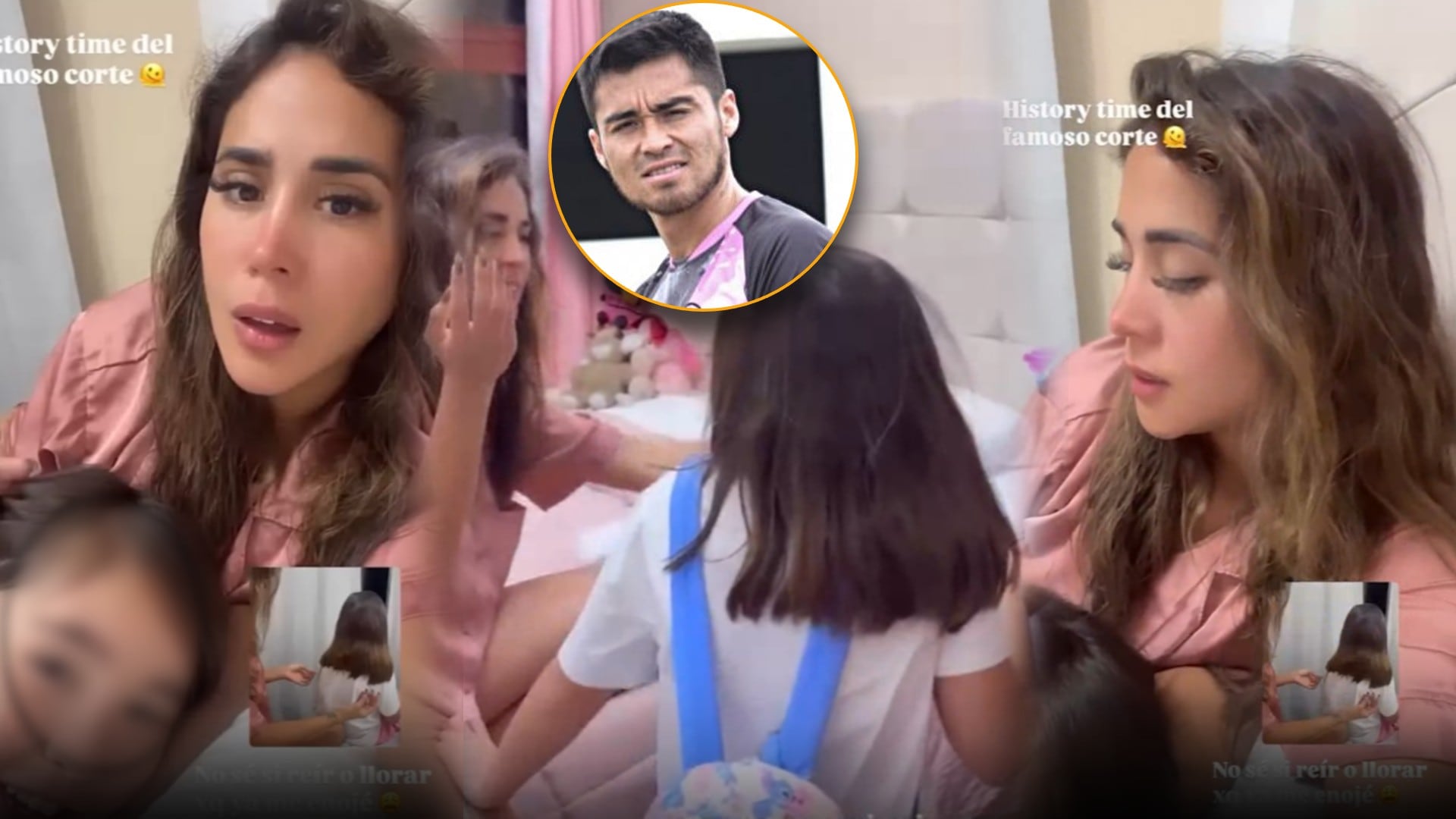 Melissa Paredes se indigna con Rodrigo Cuba por el mal corte de cabello de su hija: “¡Qué pasó, Dios mío!”