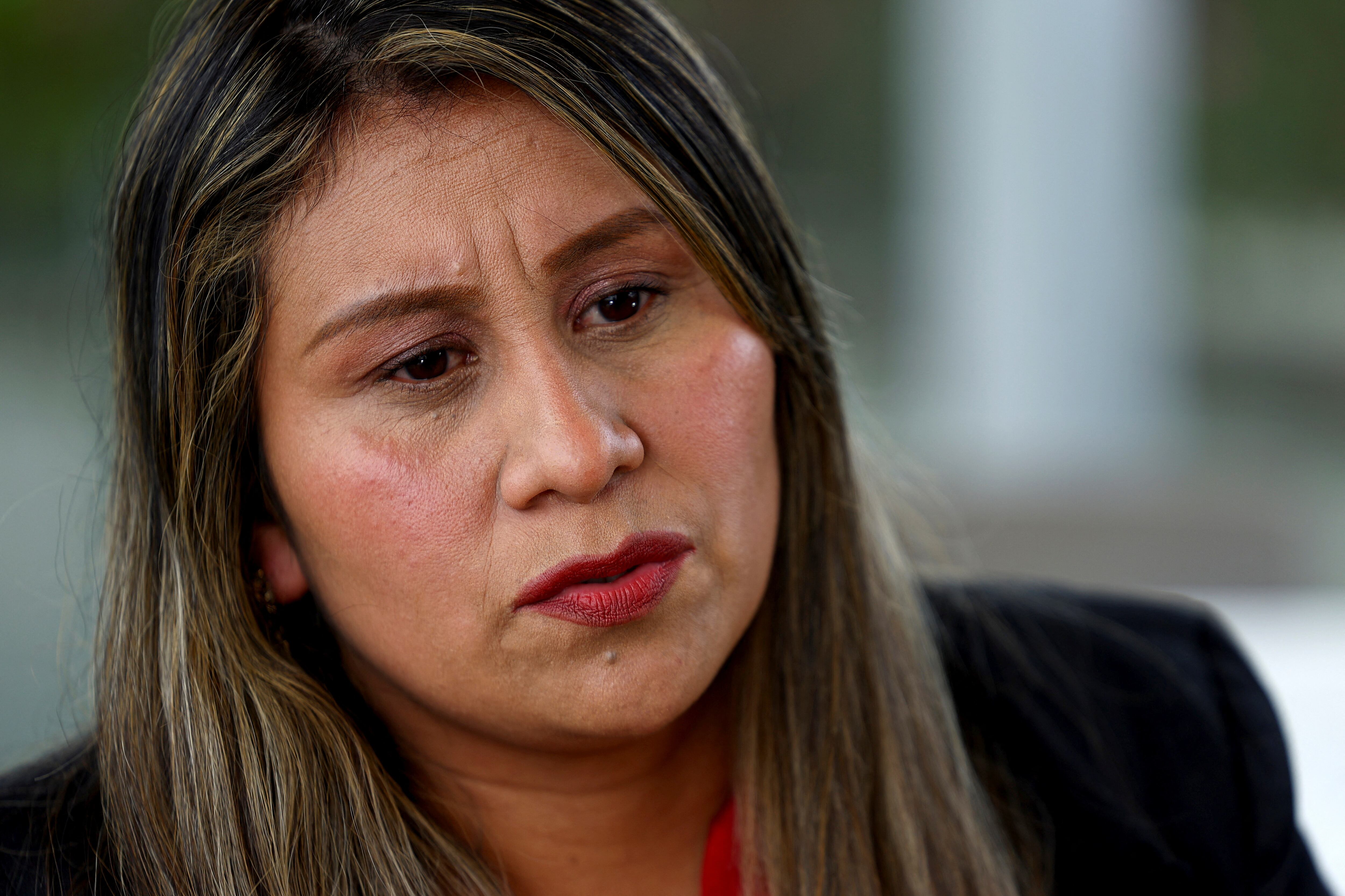 Deisy Dorelly fue reclutada ilegalmente en 1998, cuando tenía 11 años, y posteriormente relató haber sufrido violencia durante su permanencia en la organización armada - crédito Luisa Gonzalez/Reuters