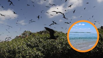 El majestuoso islote rodeado de