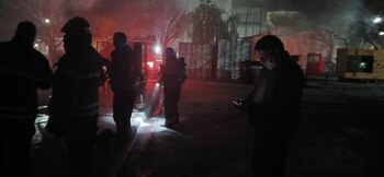 El incendio se produjo el