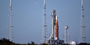 El cohete del programa Artemis