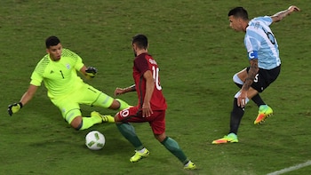 Rulli durante los Juegos Olímpicos