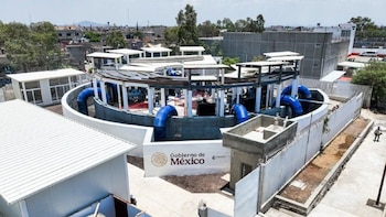 Autoridades ponen en marcha el Túnel Churubusco-Xochiaca y esperan prevenir inundaciones en la zona Oriente del Edomex
