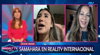 Samahara Lobatón competirá por US$100 mil en reality de prisión: esto dijo sobre sus hijos y Youna. Captura: Magaly TV La Firme.