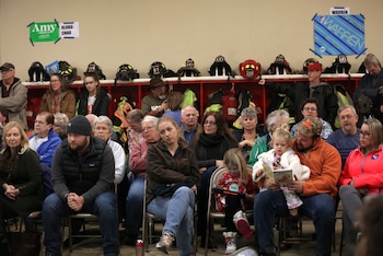 Participantes del caucus de Iowa