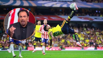 Hugo Sánchez enaltece a Miguel Borja por su gol de chilena y olvida controversial crítica: “Tremenda ejecución”