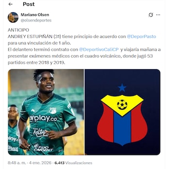 Post de Mariano Olsen sobre