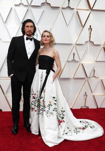 Adam Driver y su esposa