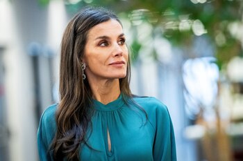 La reina Letizia en una
