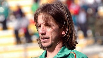 Luis Cristaldo, ex jugador de la selección de Bolivia