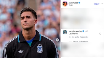 El singular apodo que Enzo Fernández le puso a Juan Musso y generó las reacciones de los jugadores de la Scaloneta