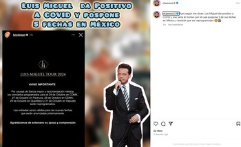 Luis Miguel ha causado preocupación y enojo por igual tras la posposición de sus conciertos en México (Recorte)
